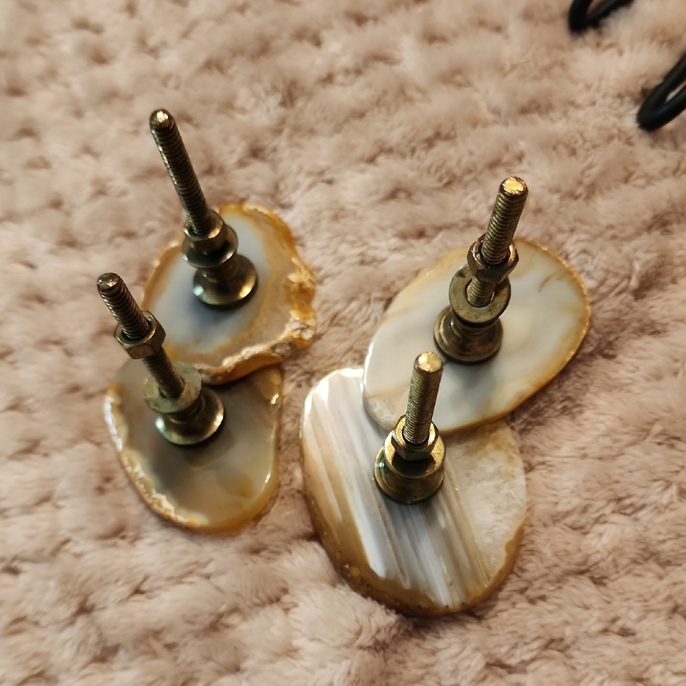 Natural Agate Stone Knobs Drawer - Picture 4 of 6
